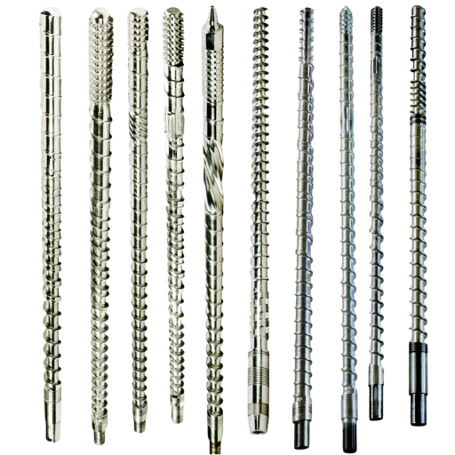 สกรูและกระบอกสำหรับเครื่องอัดรีด